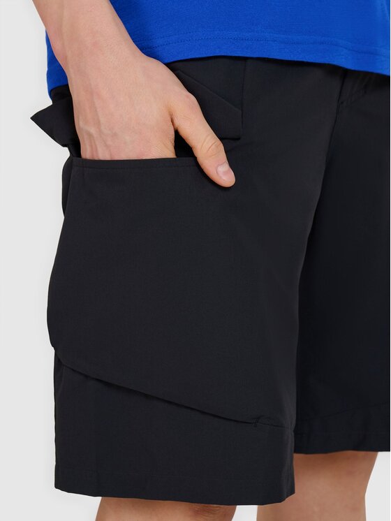 4F 4F Bavlnené šortky 4FWSS25TSHOM527-20S Čierna Regular Fit