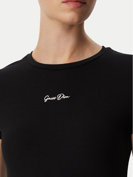 Guess Guess T-Shirt V6YI01 K4258 Schwarz Regular Fit