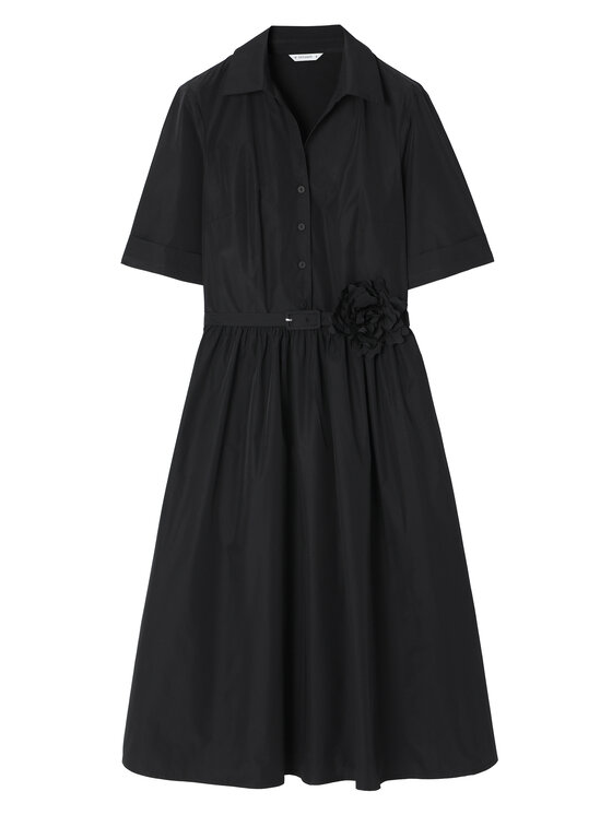 TATUUM Tatuum Sukienka codzienna SATIDA Czarny Flare Fit