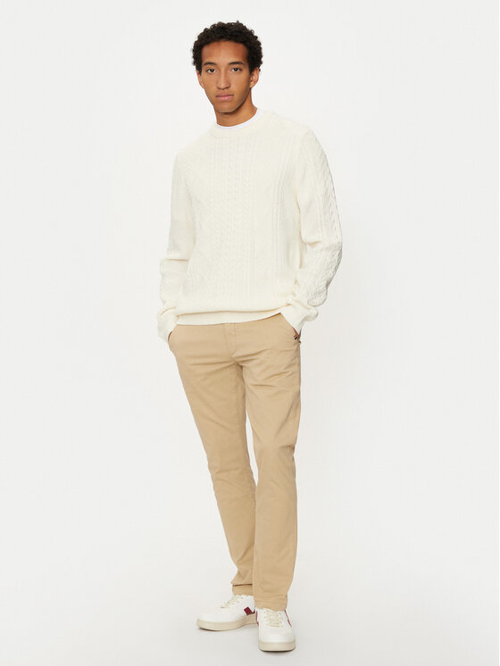 U.S. Polo Assn. U.S. Polo Assn. Sweter MUP2808 Écru Regular Fit