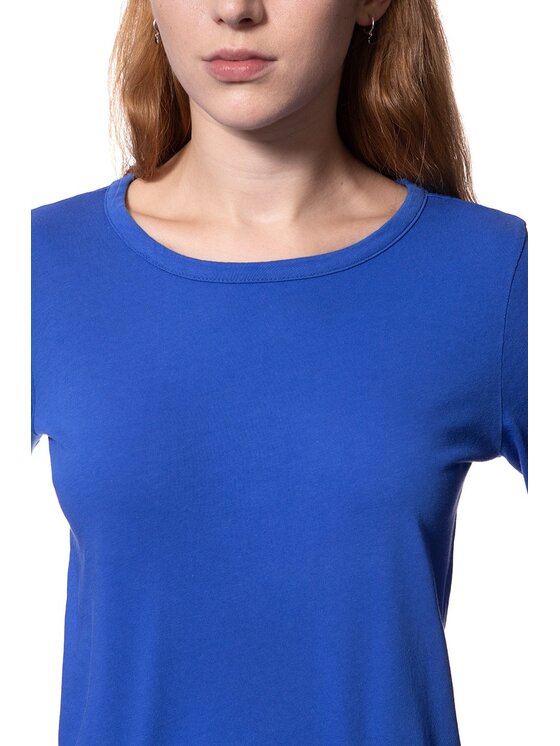 Wrangler Wrangler Blusa B&Y LS CROP Blu Regular Fit