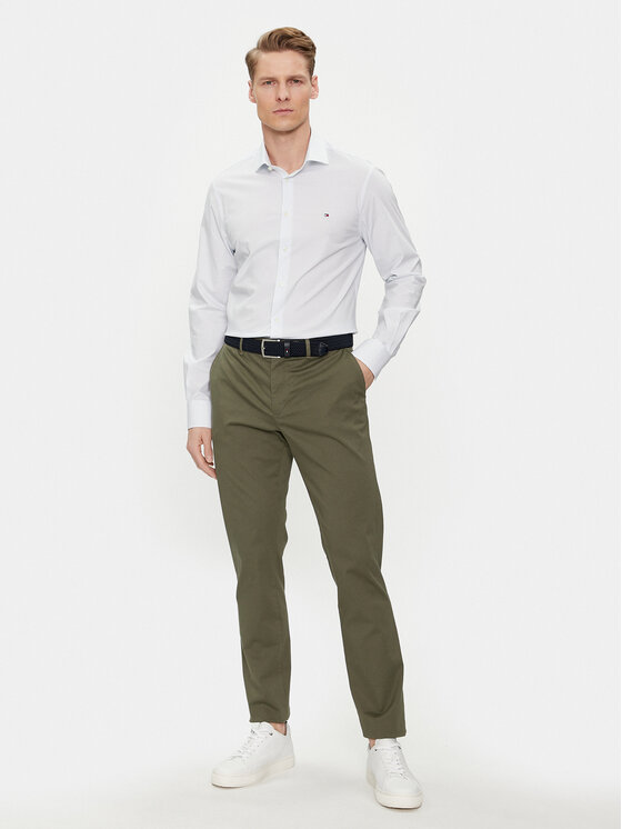 Tommy Hilfiger Tommy Hilfiger Marškiniai MW0MW34629 Mėlyna Slim Fit