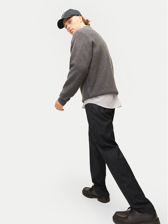 Jack & Jones Jack & Jones Chinosy Kane Edwin 12268303 Czarny Relaxed Fit