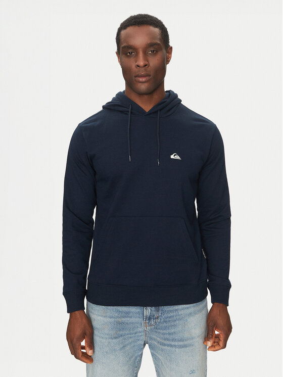 Quiksilver Felpa EQYFT04951 Blu scuro Regular Fit, taglia : XL