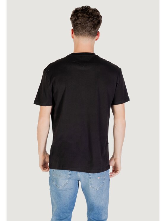 Tommy Jeans Tommy Jeans T-Shirt TJM REG RWB DNA TEE Μαύρο Casual Fit