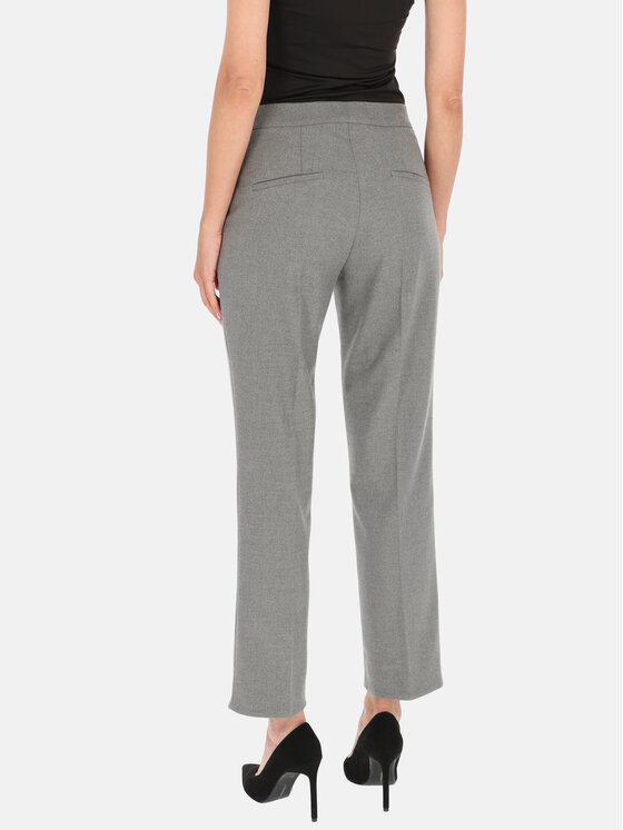 Potis & Verso Potis & Verso Spodnie damskie Naira Szary Regular Fit