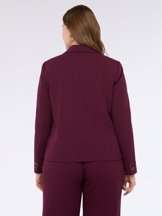 Fiorella Rubino Fiorella Rubino Giacca di transizione Q528T000211N036 Bordeaux A-Line Fit