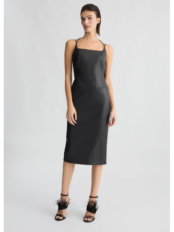 Liu Jo Abito da cocktail CA5207E062 Nero Slim Fit