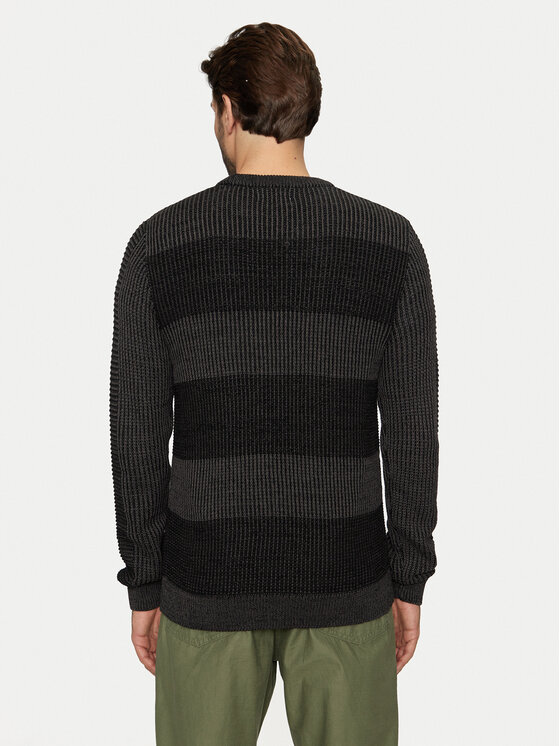 Jack & Jones Jack & Jones Sweter Hugo 12258607 Czarny Regular Fit