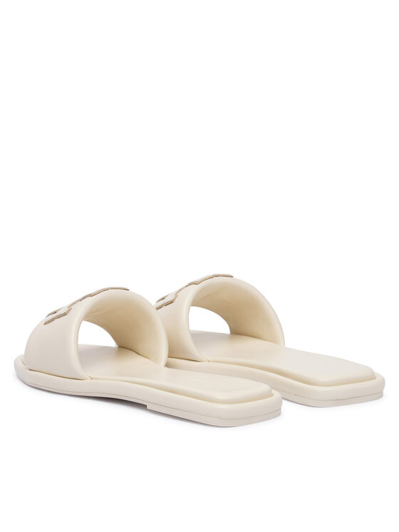 Tory Burch Tory Burch Klapki Double T Sport 79985 Écru
