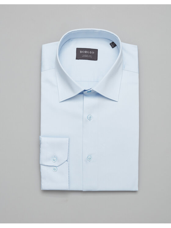 Borgio Borgio Koszula simeria Niebieski Classic Fit