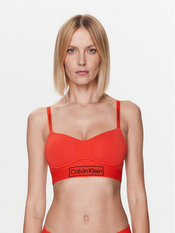 Calvin Klein Underwear Krūšturis-tops 000QF6770E Oranžs