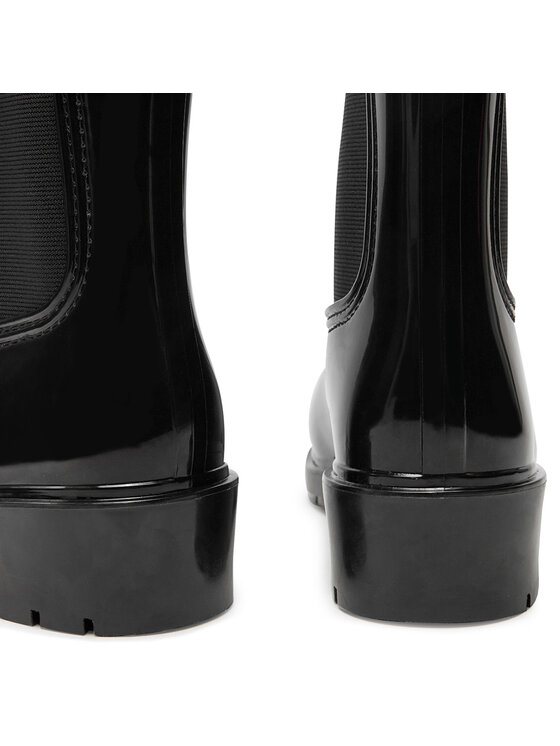 Tommy Hilfiger Tommy Hilfiger Gumene čizme Flag Rainboot FW0FW08213 Crna
