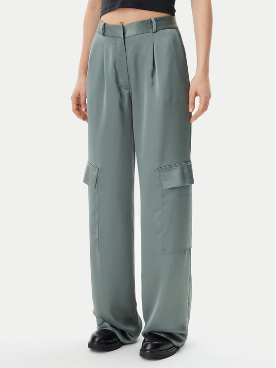 HUGO HUGO Szövet nadrág Hanira-1 50530080 Zöld Relaxed Fit
