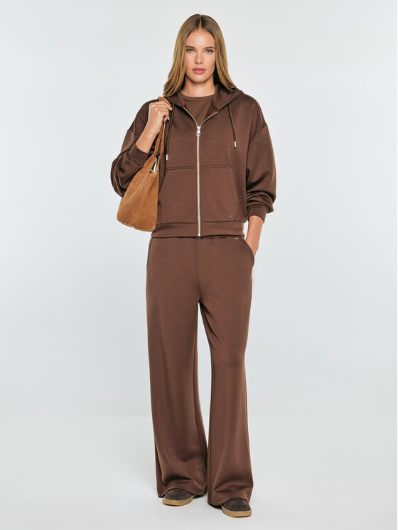 BIG STAR BIG STAR Bluza LUNARASAH Brązowy Basic Fit