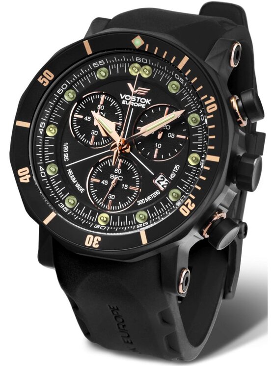 Vostok Europe Vostok Europe Zegarek 6S30-6203211 Czarny