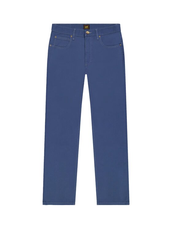 Lee Lee Jeansy DAREN ZIP FLY Niebieski Straight Fit