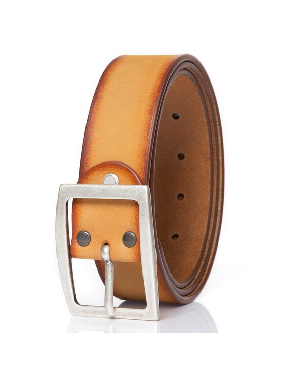 Mustang Mustang Pasek Męski BELT Brązowy