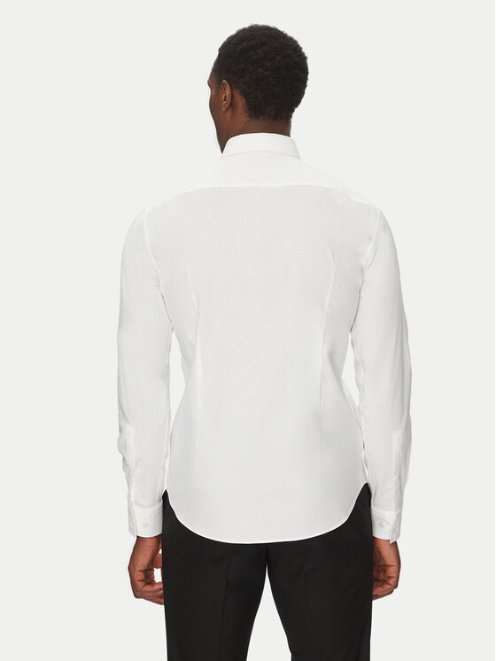 HUGO HUGO Košeľa Ermo 50539307 Biela Slim Fit