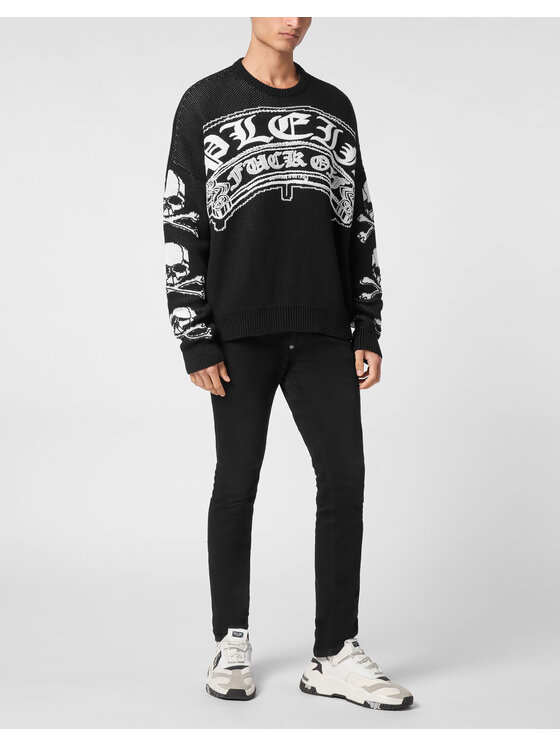 PHILIPP PLEIN PHILIPP PLEIN Longsleeve 11483 Nero Regular Fit