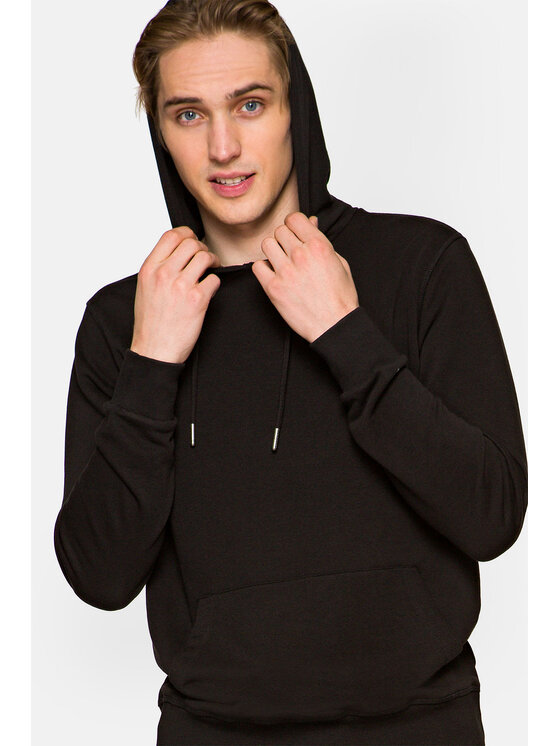 Lancerto Lancerto Bluza Skyler Czarny Regular Fit