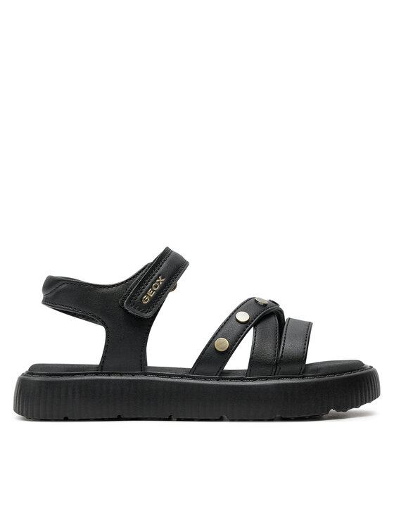 Sandale Geox J Sandal Kodette Gir J45DBI 0003W C9999 S Negru