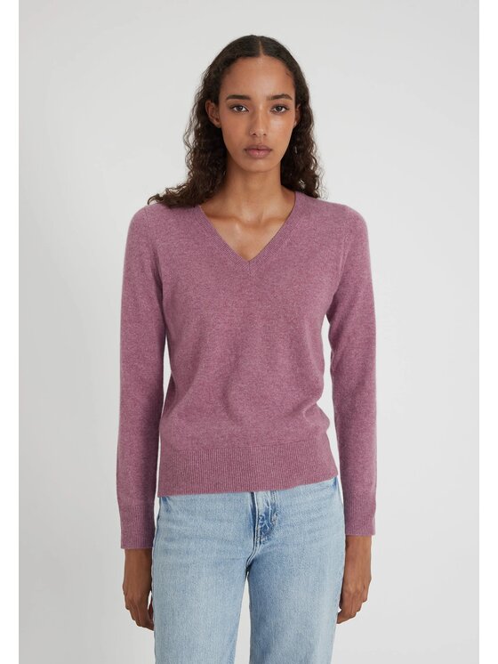 Style Republic Style Republic Sweter Kaszmir Różowy jasny Comfort Fit