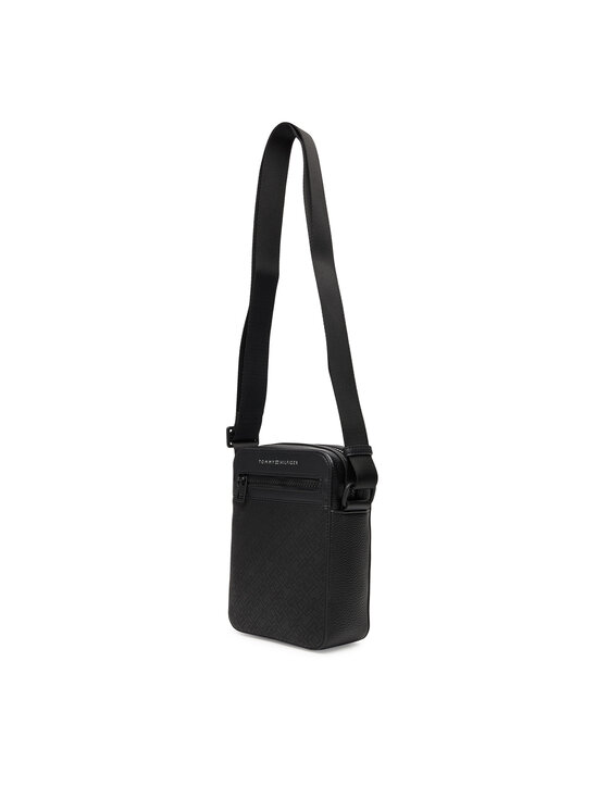 Tommy Hilfiger Tommy Hilfiger Мъжка чантичка Th Monogram Mini Reporter AM0AM13836 Черен