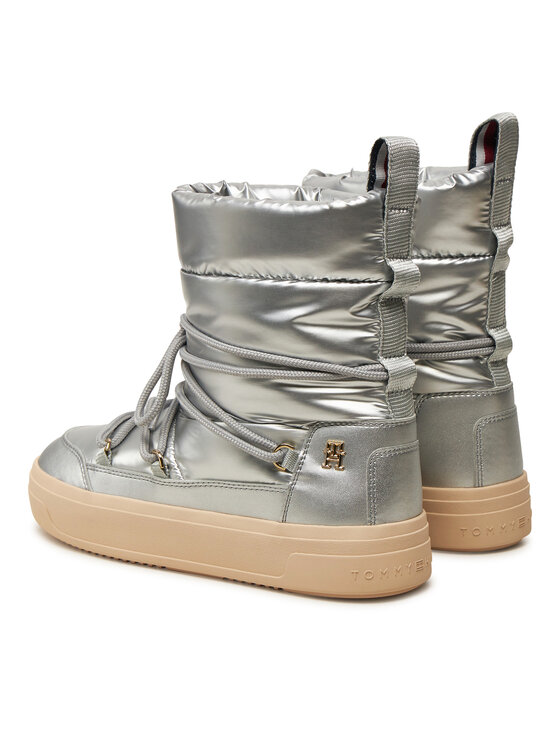 Tommy Hilfiger Tommy Hilfiger Čizme za snijeg FW0FW08442 Srebrna