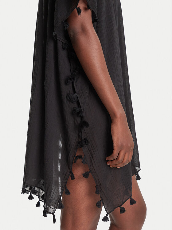 Seafolly Seafolly Strandkleid Amnesia 52162 Schwarz Regular Fit