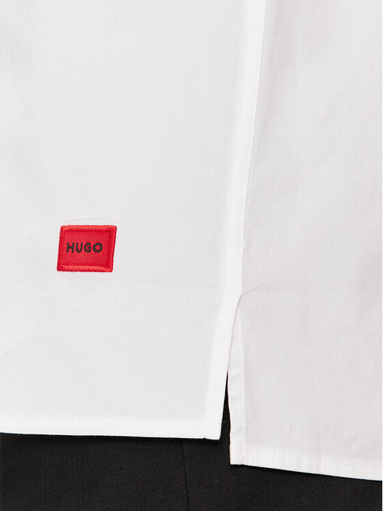 HUGO Hugo Srajca Ebor 50475668 Bela Relaxed Fit