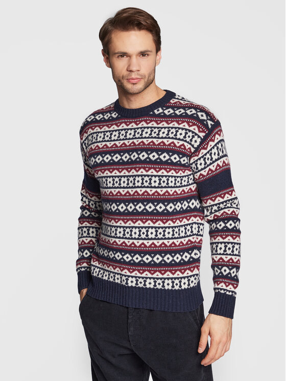 Pull United Colors Of Benetton Femme - Bleu Marine, Taille S, Col Rond, Manches Longues