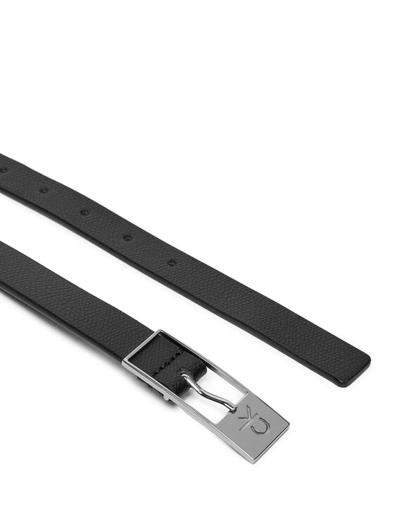 Calvin Klein Calvin Klein Жіночий ремінь Ck Cut Square Buckle 2.0_Caviar K60K612864 Чорний