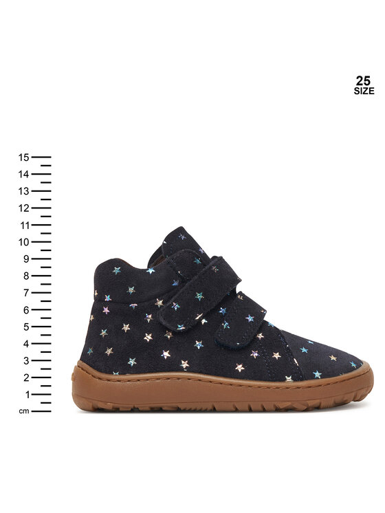 Froddo Froddo Kotníková obuv Barefoot Winter Furry G3110263-13 M Tmavomodrá