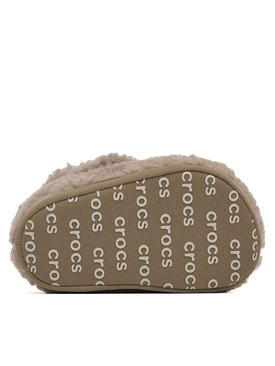 Crocs Crocs Papuci de casă Toddler Classic Cozzzy Slipper 210857 Bej