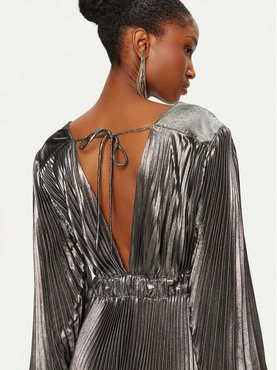 Babylon Babylon Abito da sera S00813 Argento Regular Fit