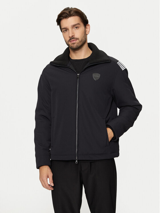 Męska Kurtka przejściowa EA7 Emporio Armani, Rozmiar M, Czarna, 6DPB37 PNFRZ 1200