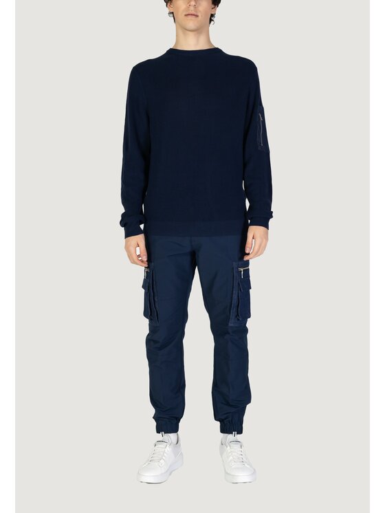 Antony Morato Antony Morato Sweter REGULAR FIT Niebieski Regular Fit