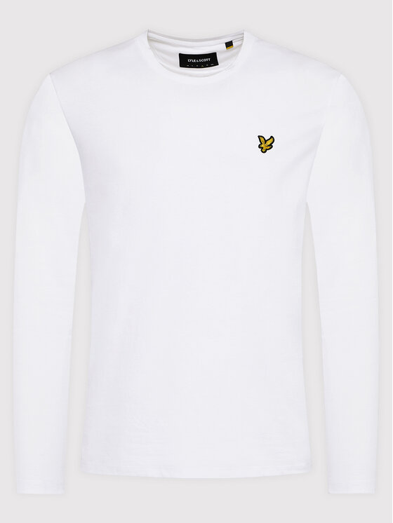 Lyle & Scott Lyle & Scott Longsleeve Plain TS512VOG Bianco Regular Fit