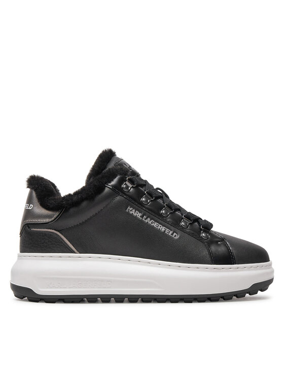 KARL LAGERFELD Sneakersy KL67544 Čierna