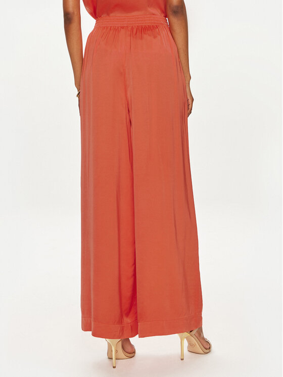 ViCOLO ViCOLO Spodnie materiałowe TB0034 Pomarańczowy Relaxed Fit