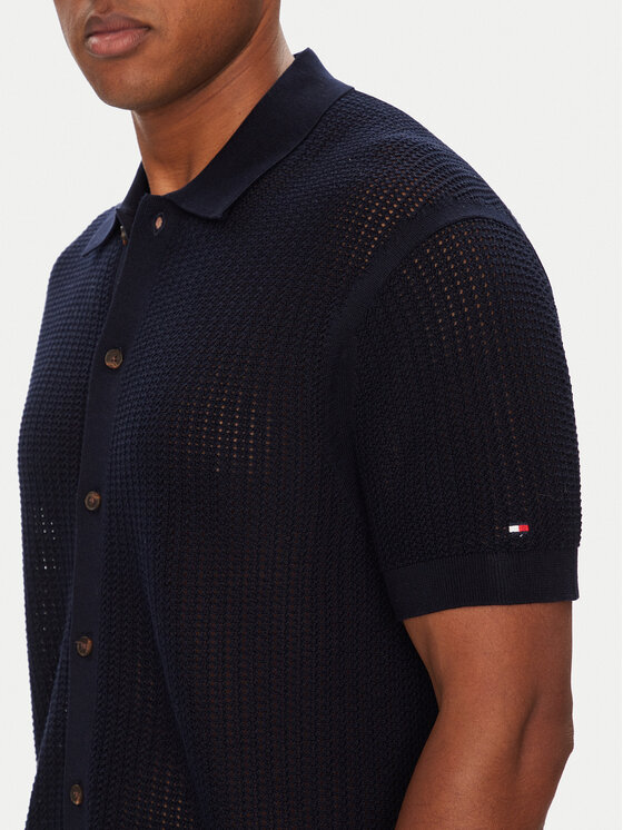 Tommy Hilfiger Tommy Hilfiger Koszula MW0MW39530 Granatowy Regular Fit