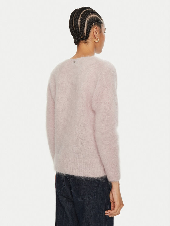 Dixie Dixie Svetr M277K009A Růžová Relaxed Fit