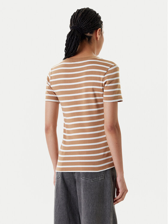 Tommy Hilfiger Tommy Hilfiger T-Shirt New Cody WW0WW40584 Brązowy Slim Fit