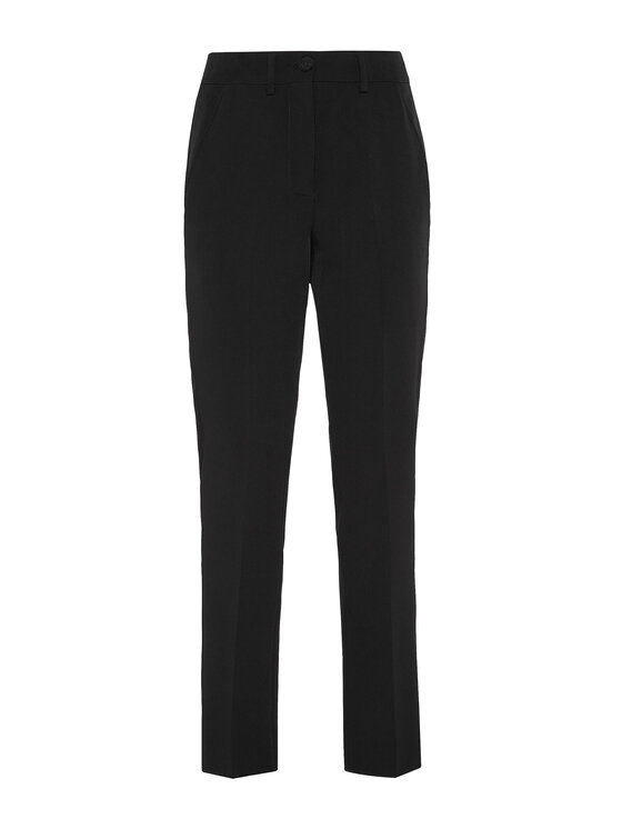 PHILIPP PLEIN PHILIPP PLEIN Spodnie materiałowe 6013 Czarny Flare Fit