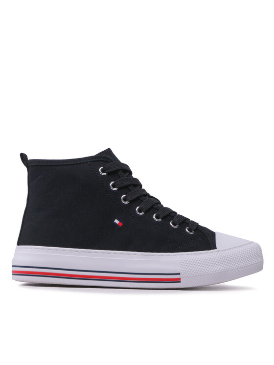 Tommy Hilfiger Tommy Hilfiger Sportbačiai High Top Lace-Up T3A9-32679-0890 S Juoda