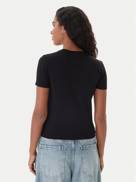 Guess Jeans Guess Jeans T-Shirt 180328 Czarny Classic Fit