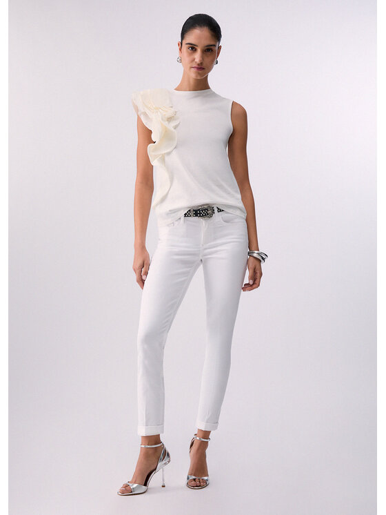 Liu Jo Liu Jo Top CA6385J630811111 Bianco Regular Fit