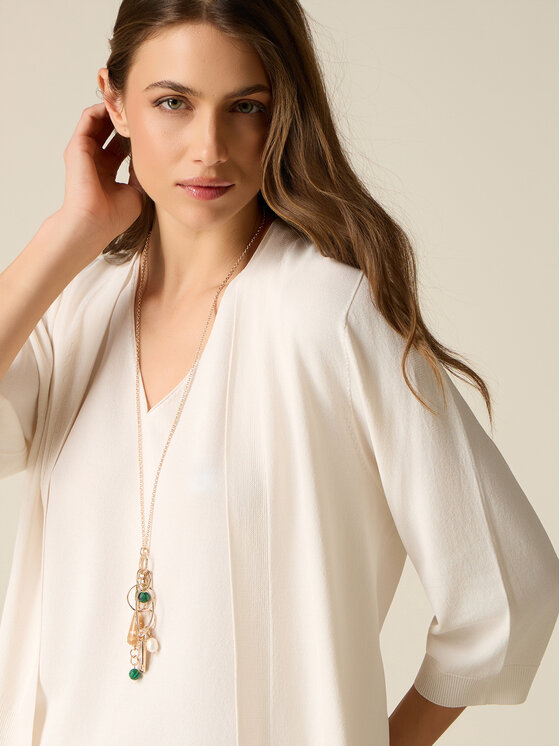 Oltre Oltre Maglione M525J005297N011 Bianco Regular Fit