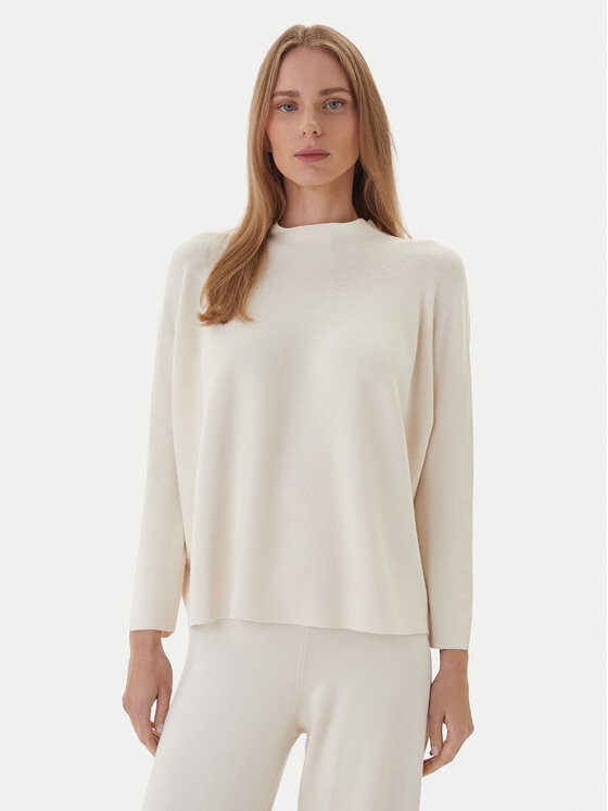 Kontatto Pulover 3M0811C Écru Regular Fit